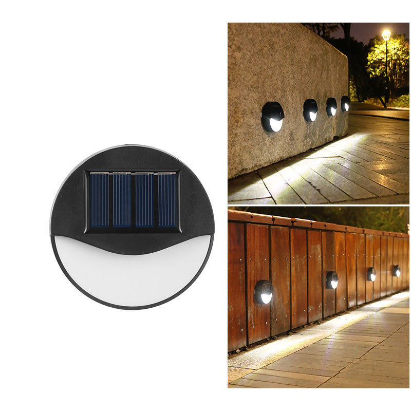 StepGlow Solar-Treppenlicht Rund/Quadrat IP65 für Garten