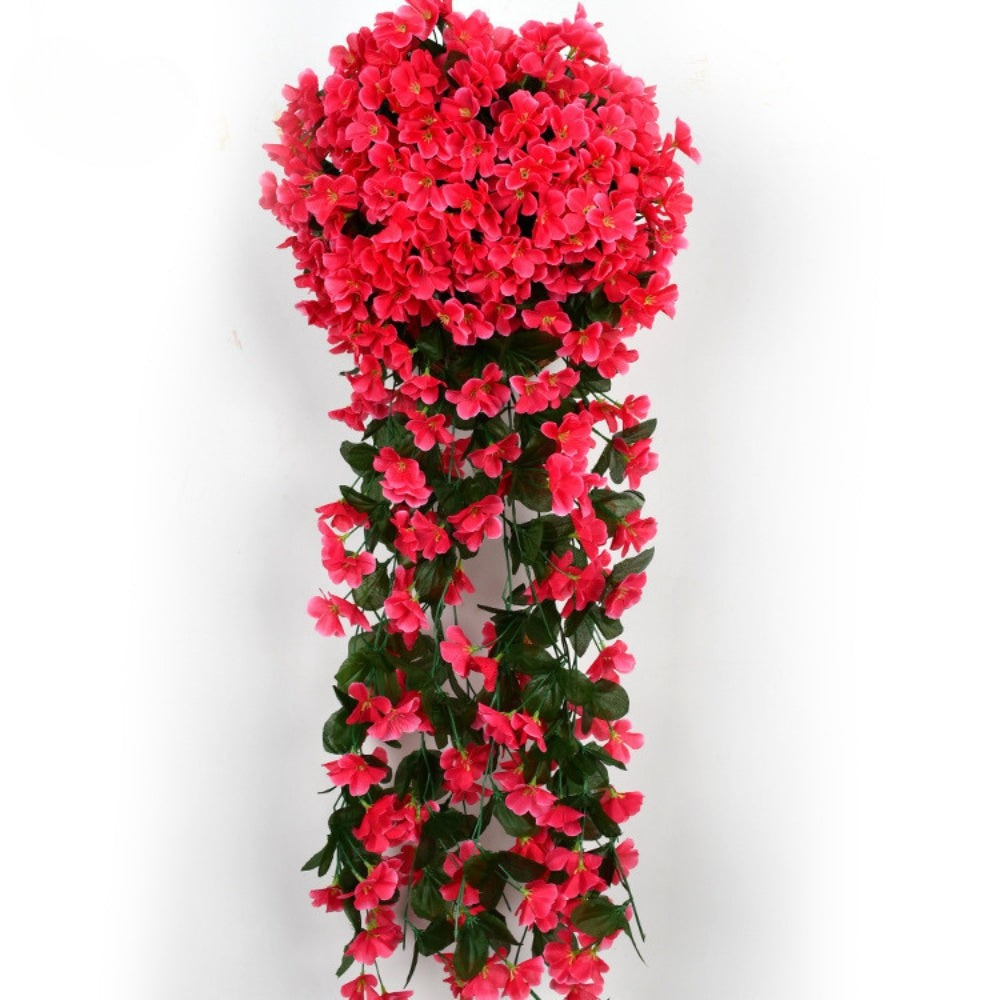 Künstliche Orchidee Cascade 90 cm aus Seidenstoff für Innen- und Außenbereich pflegeleicht
