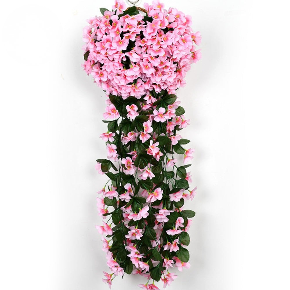 Künstliche Orchidee Cascade 90 cm aus Seidenstoff für Innen- und Außenbereich pflegeleicht