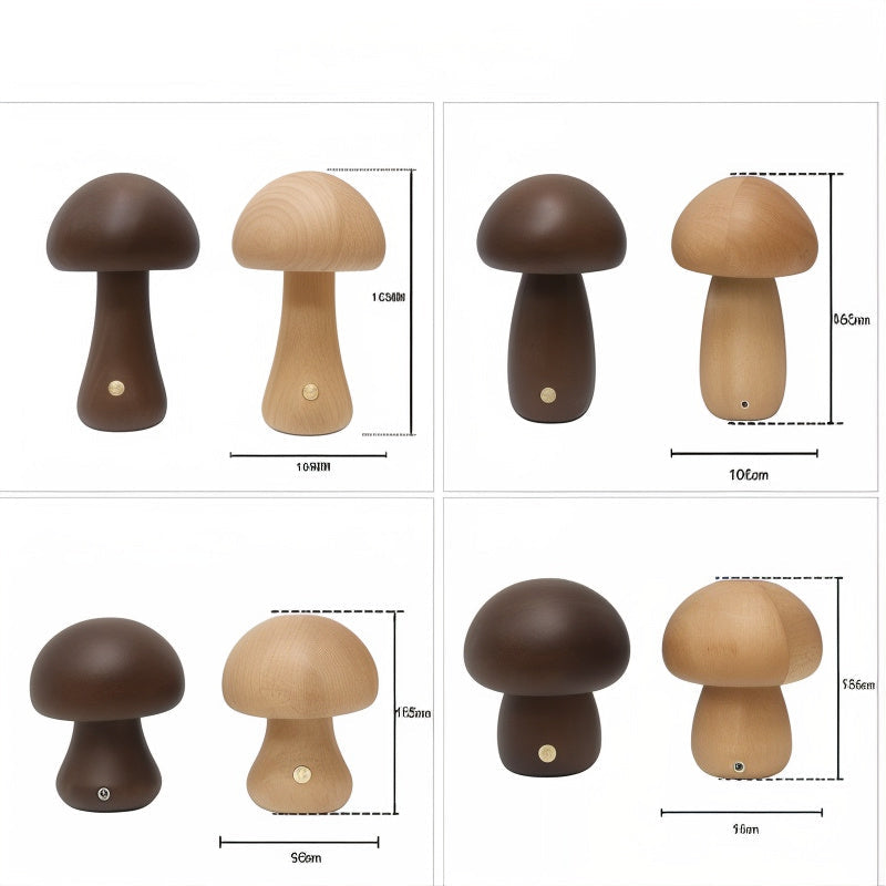 LumiShroom - Stylische USB-aufladbare Tischlampe