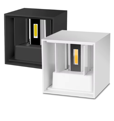 LumiSensor I Wasserdichte Wandlampe – Einstellbar – Schwarz/Weiß