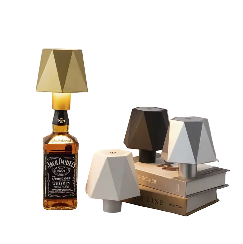 GlowBottle – Kabellose LED Flaschenlampe dimmbar – Warmweiß Tischlampe