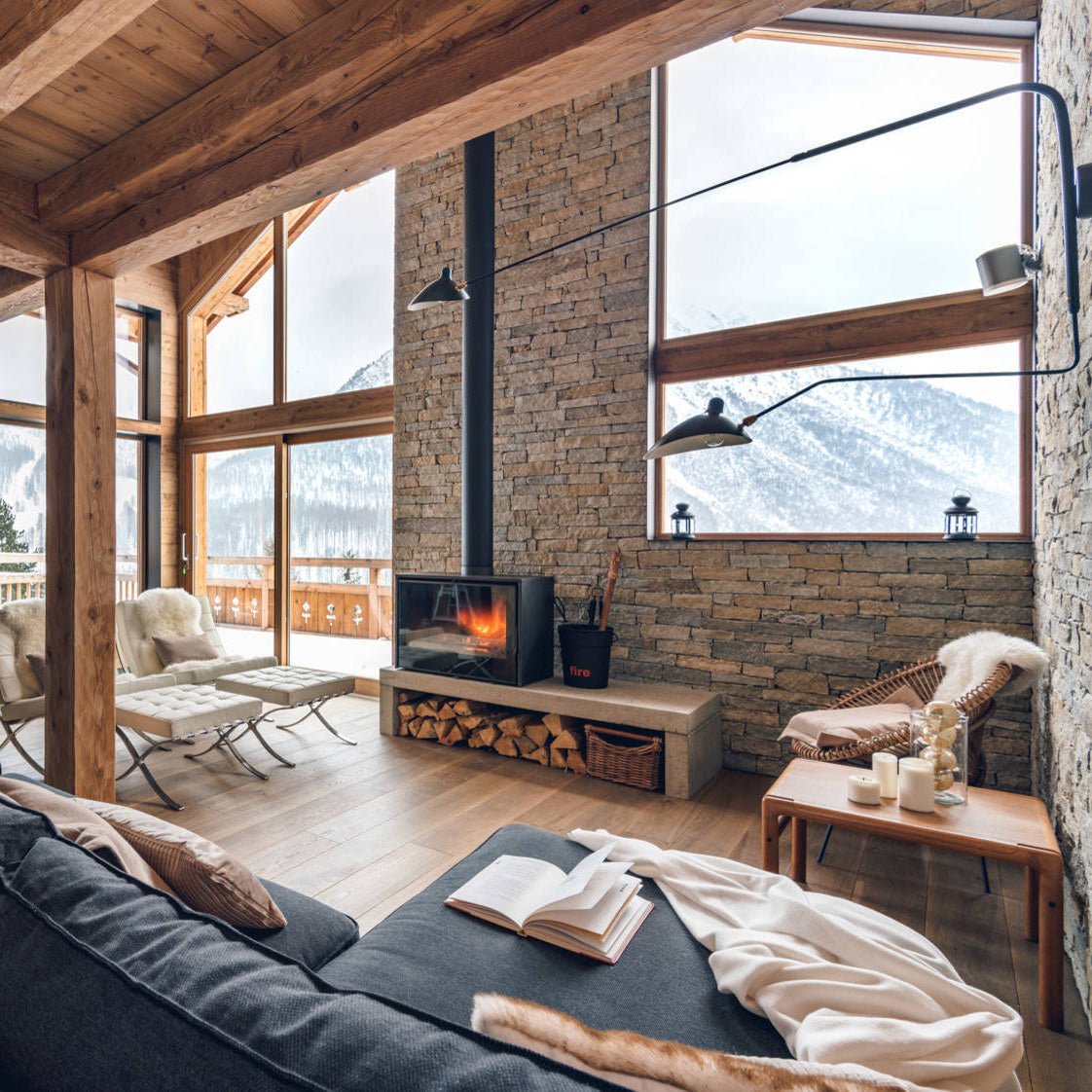 SerenLuce Wandleuchte – Modern, Gelenkarm, Schwarz, Für Wohnzimmer