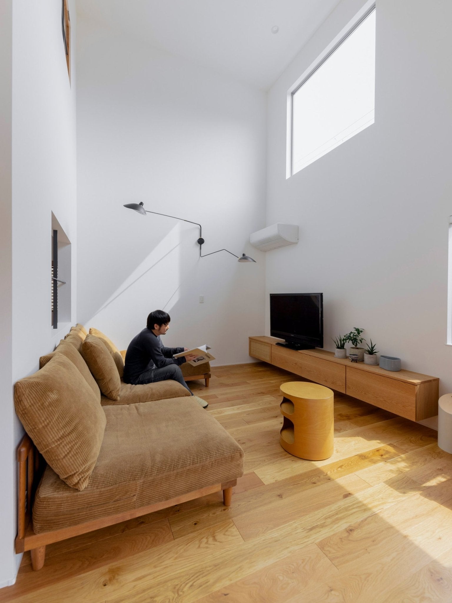 SerenLuce Wandleuchte – Modern, Gelenkarm, Schwarz, Für Wohnzimmer