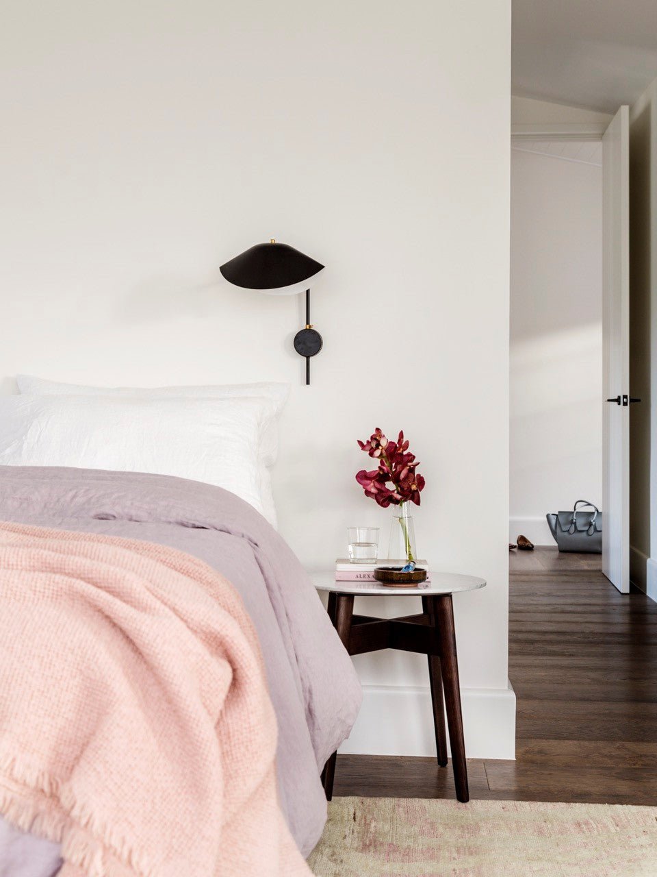 SerenLuce Wandleuchte – Modern, Gelenkarm, Schwarz, Für Wohnzimmer