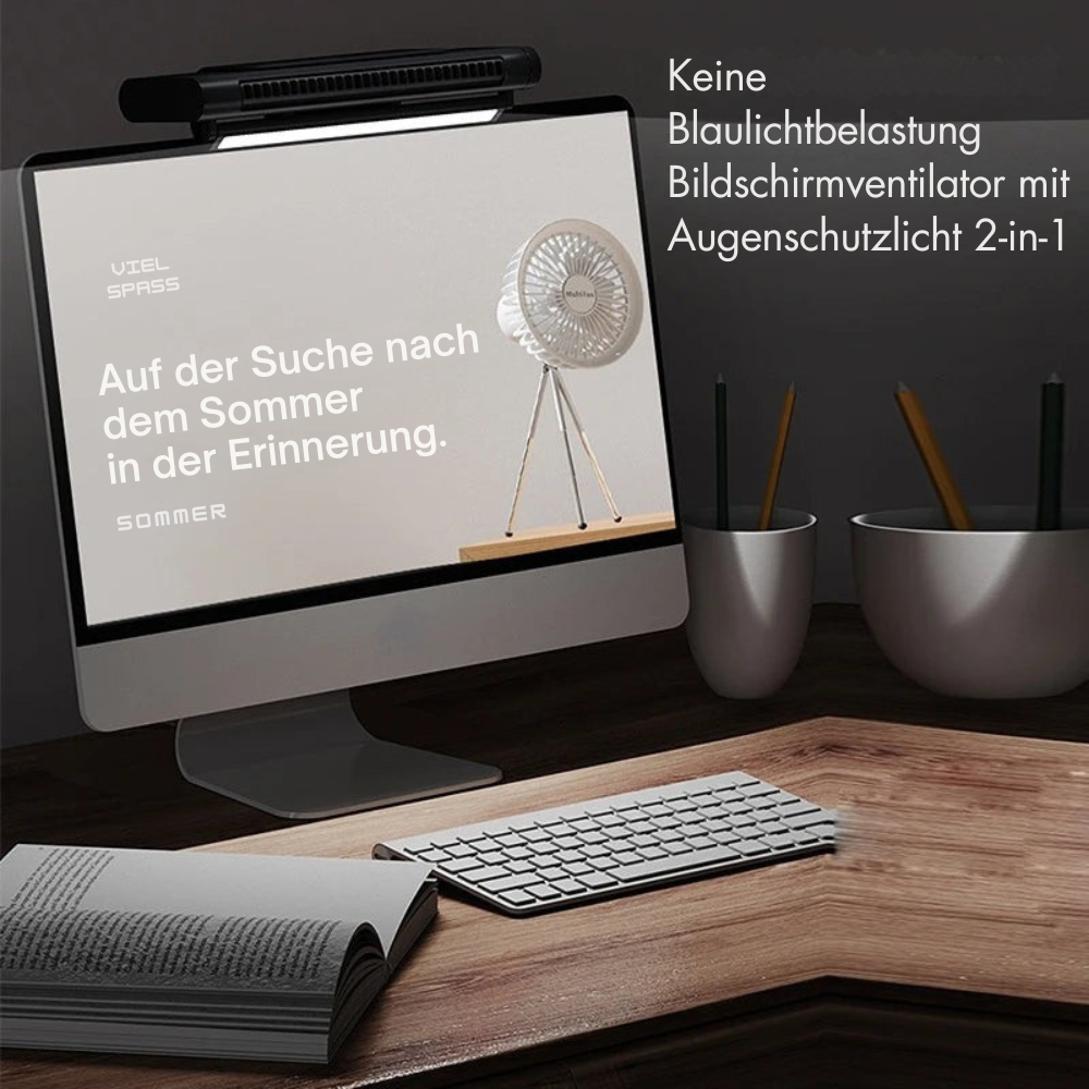 USB Ventilator | Flügelloses Design, Einstellbarer Luftstrom