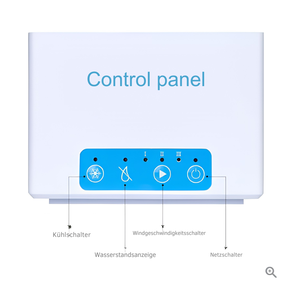 Mini Klimaanlage USB 3-in-1 – Kühlend, Befeuchtend, Luftreinigend – Leise 45dB – Kompakt für Büro und Heim