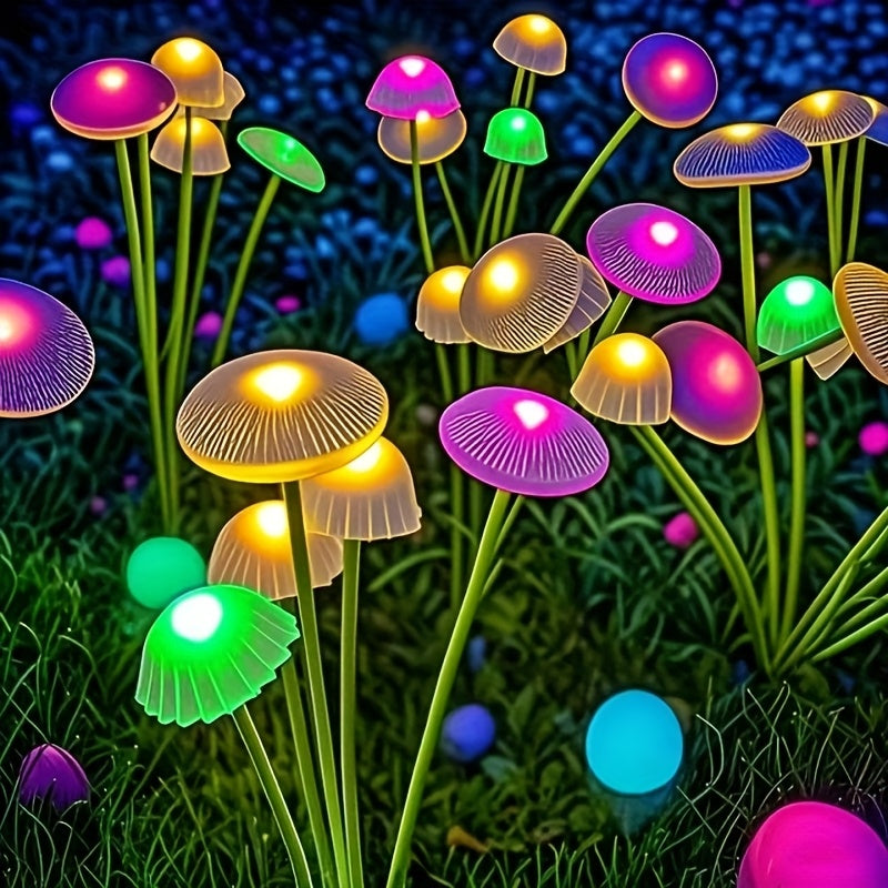 Solar Gartenleuchte | Quallenpilzform, LED, Kunststoff 4