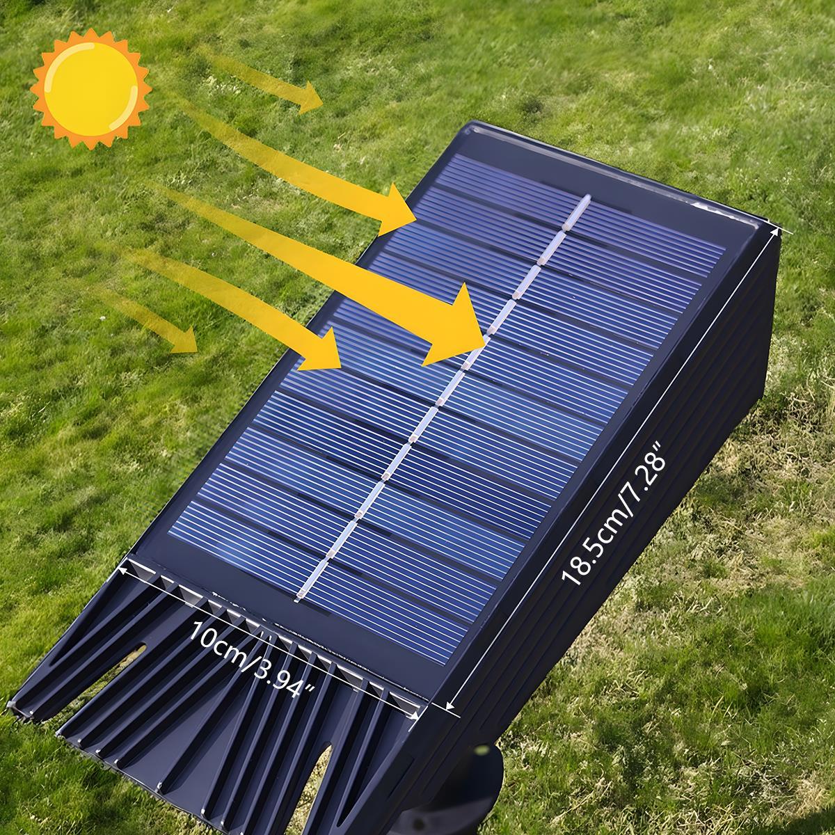 Solarstrahler | Einstellbares Zoomobjektiv, Wetterfest, LED-Technologie 6