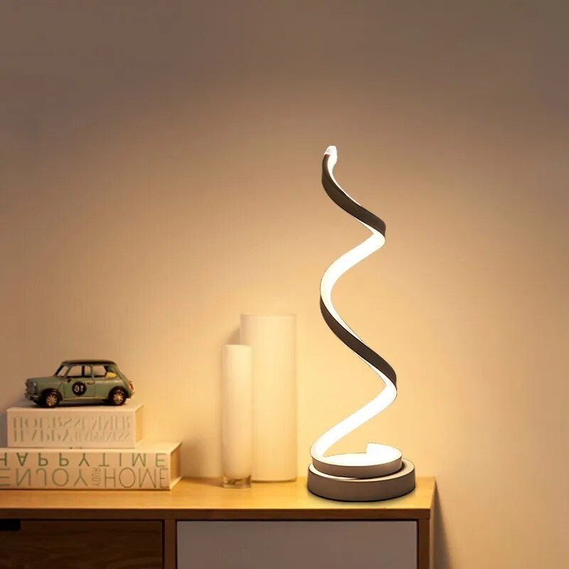 Glowspiral I Atmosphärische LED-Tischleuchte
