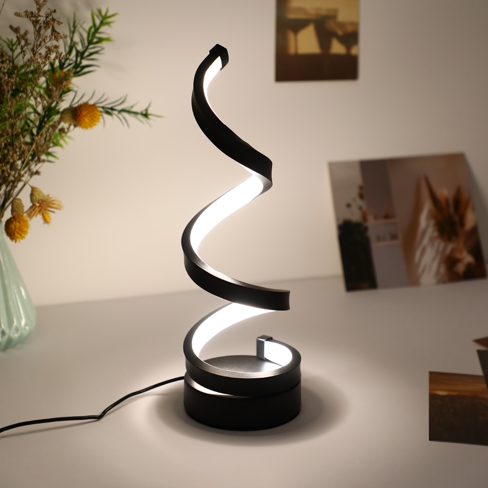 Glowspiral I Atmosphärische LED-Tischleuchte