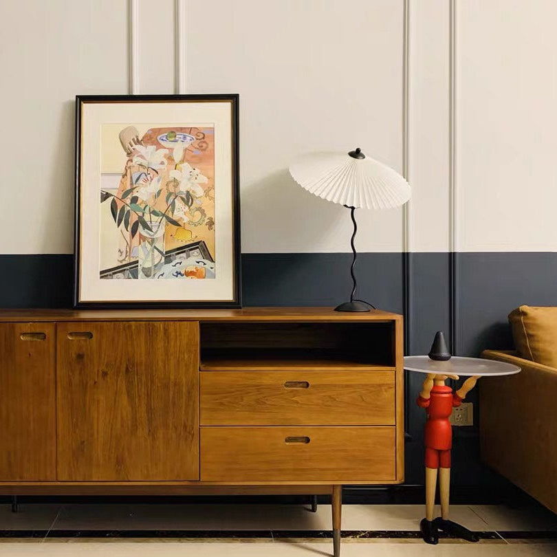 CurveLicht Design-Tischlampe – LED, Wellenform, Schwarz, für Wohnzimmer