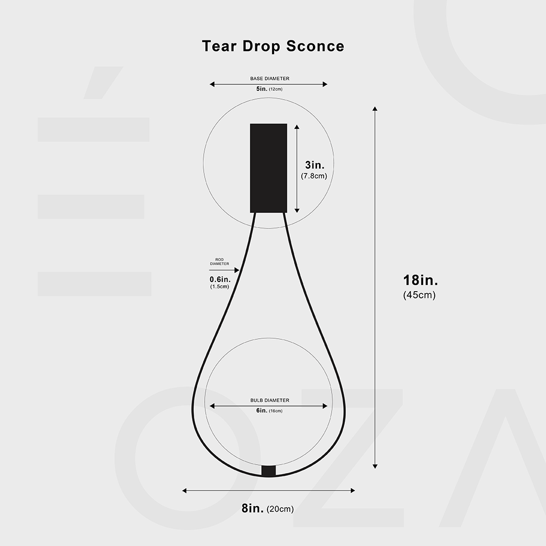 Droplume – Minimalistische LED-Wandleuchte