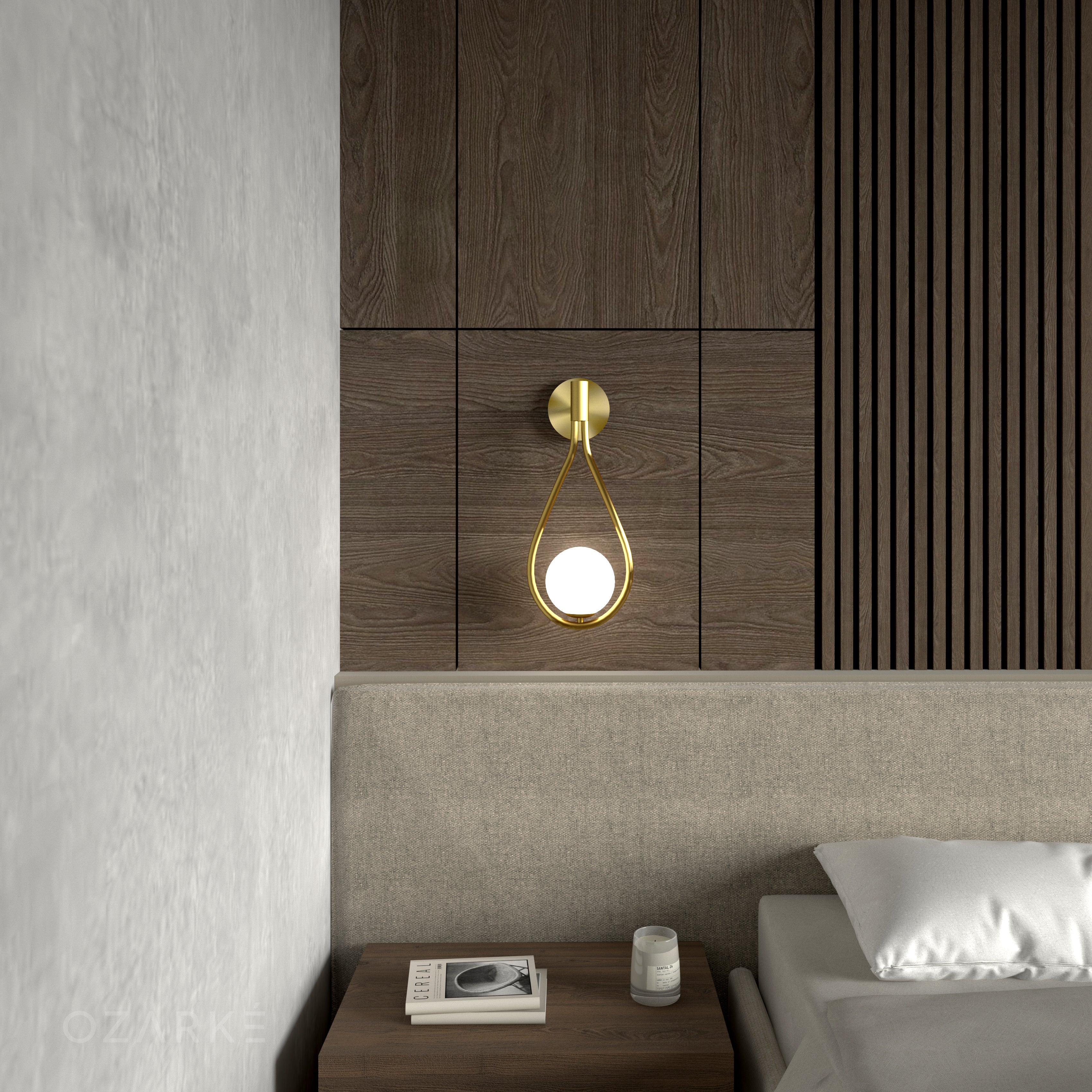 Droplume – Minimalistische LED-Wandleuchte