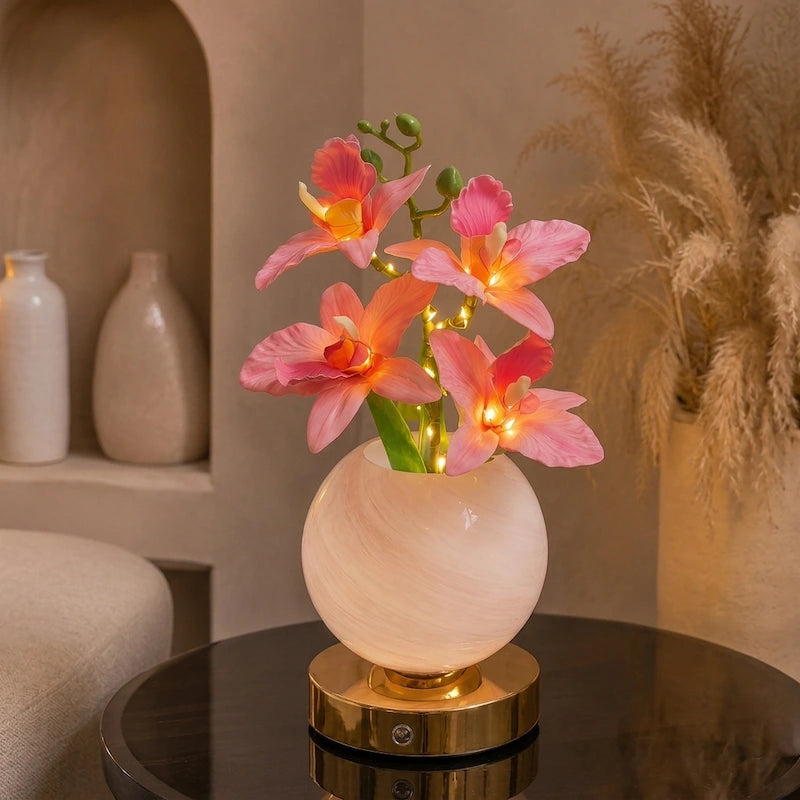 Tischlampe | Leuchtende Orchideen, Einstellbare Lichttöne 2