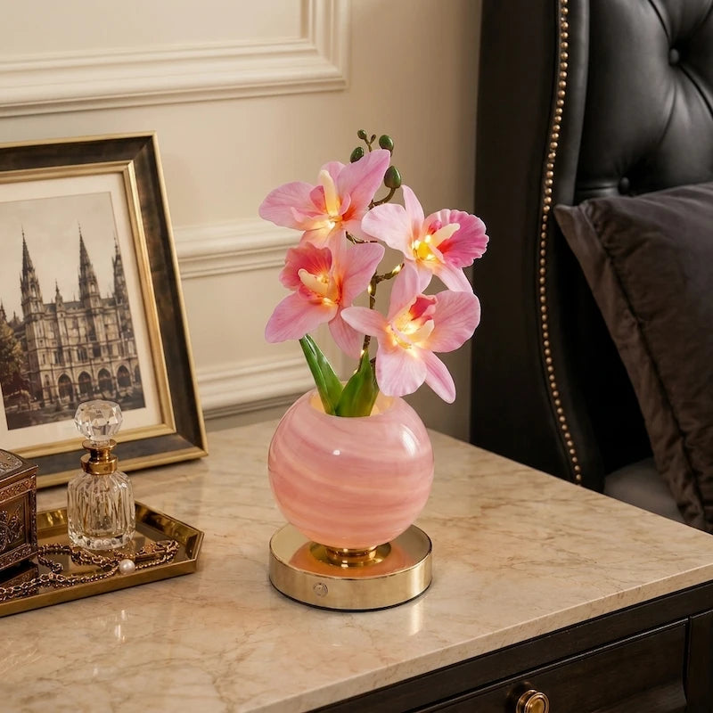 Tischlampe | Leuchtende Orchideen, Einstellbare Lichttöne 5