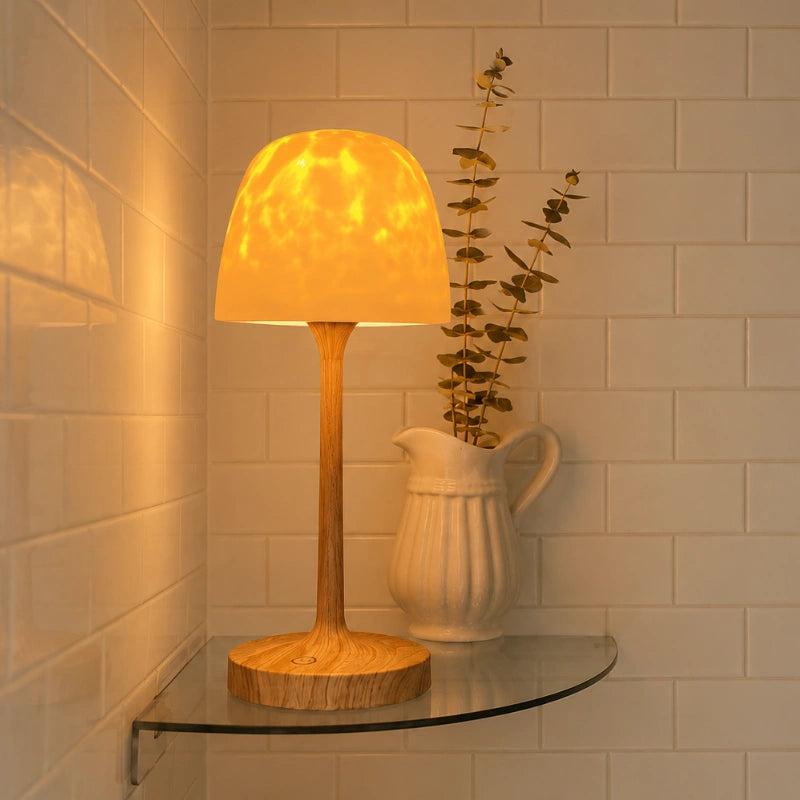 Tischlampe | Nordlichtprojektor, 16 Farben, kabellos 2