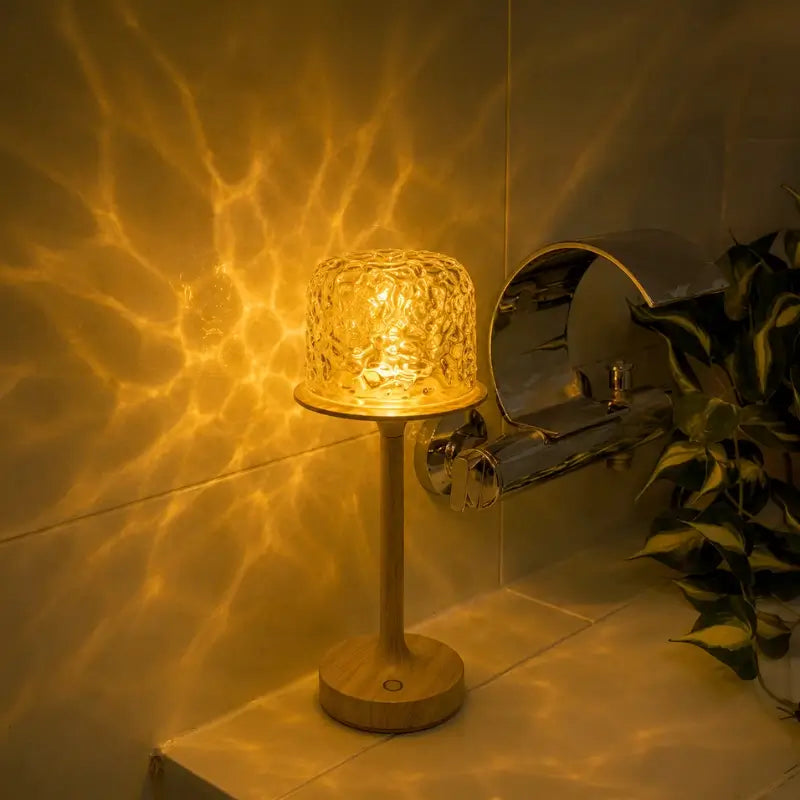 Tischlampe | Nordlichtprojektor, 16 Farben, kabellos 5