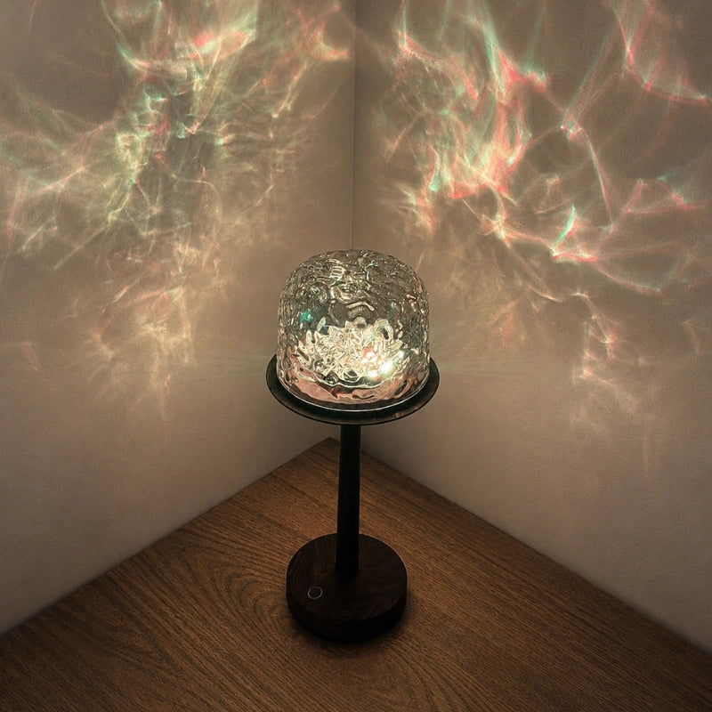Tischlampe | Nordlichtprojektor, 16 Farben, kabellos 8