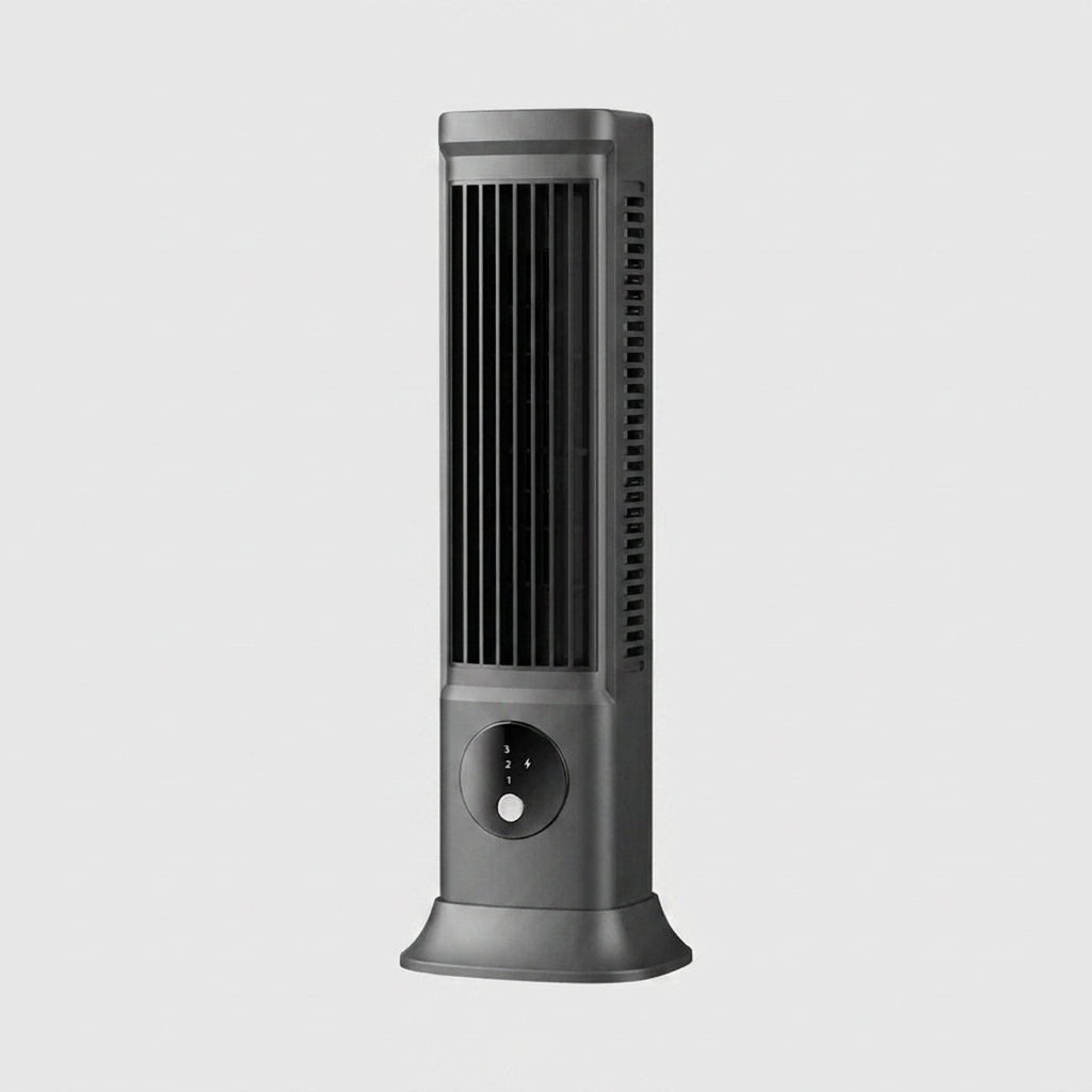 Tischventilator Markenlos 3W 5V Akku – leise Büro Schlafzimmer