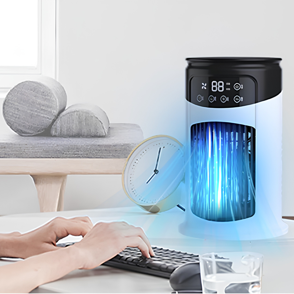 Luftkühler Maxbell USB Ventilator 5V 300ml – Leise für Schlafzimmer & Büro