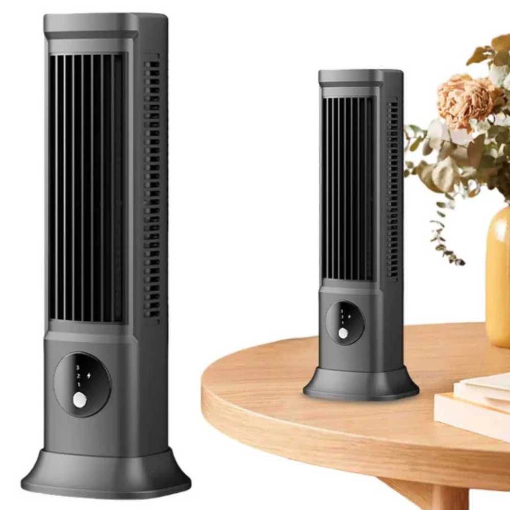Tischventilator Markenlos 3W 5V Akku – leise Büro Schlafzimmer