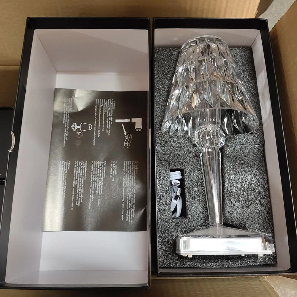 CrystalAura - LED-Tischleuchte