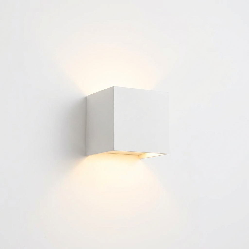 LED Wandleuchte Warmweiß Innen Modern Verstellbar für Flur und Wohnzimmer Aluminium Design