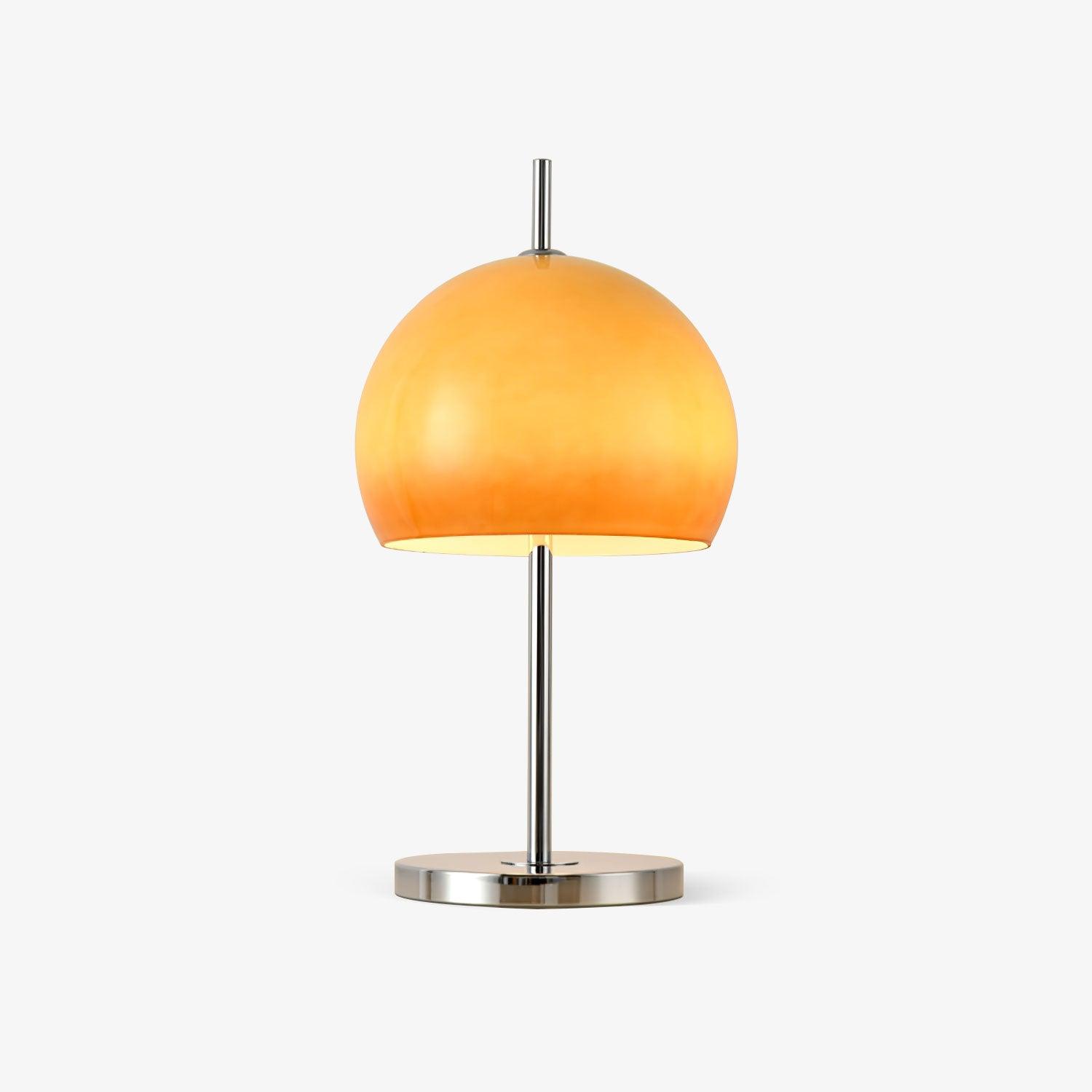 BauPilz Tischlampe – Retro-Stil, Pilzform, Weiß, für Wohnzimmer