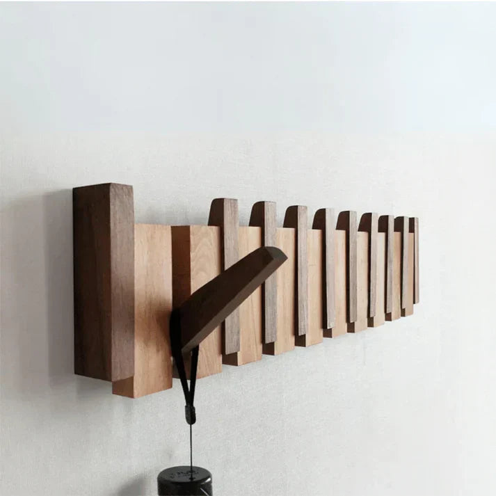 Wandgarderobe | Massives Holz, Klavier-inspiriertes Design 7