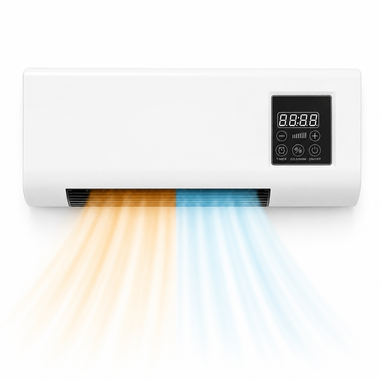Wandklimagerät | Digitales LCD-Display, Fernbedienung 0
