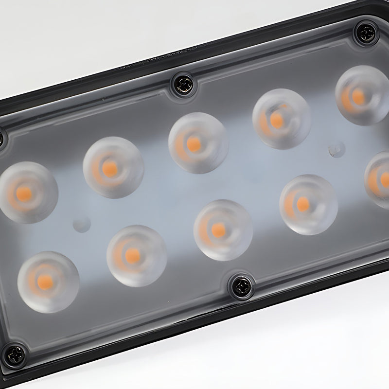 Wandleuchte Außen | Modernes Design, Schwarz mit Solarpanel 8