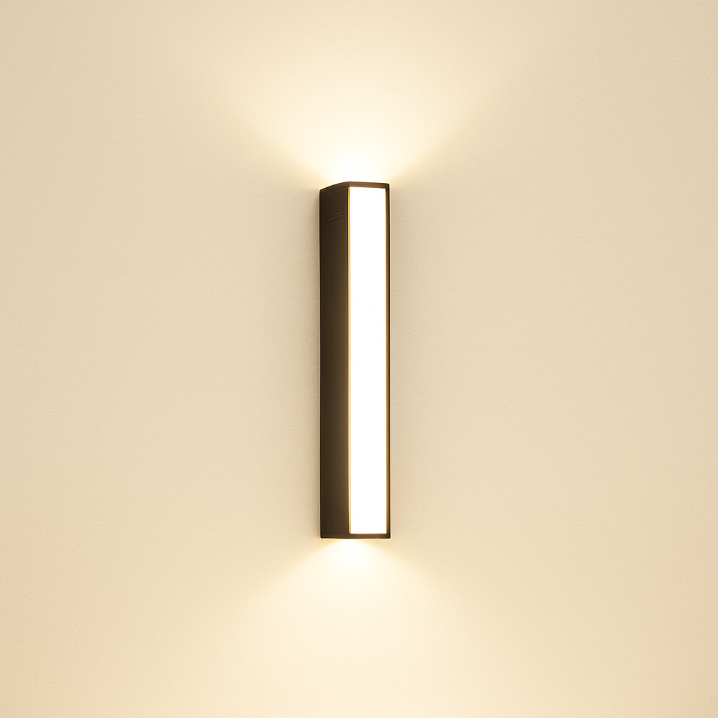Wandleuchte | Minimalistisches Design, Robustes Aluminiumgehäuse, LED, IP65 0