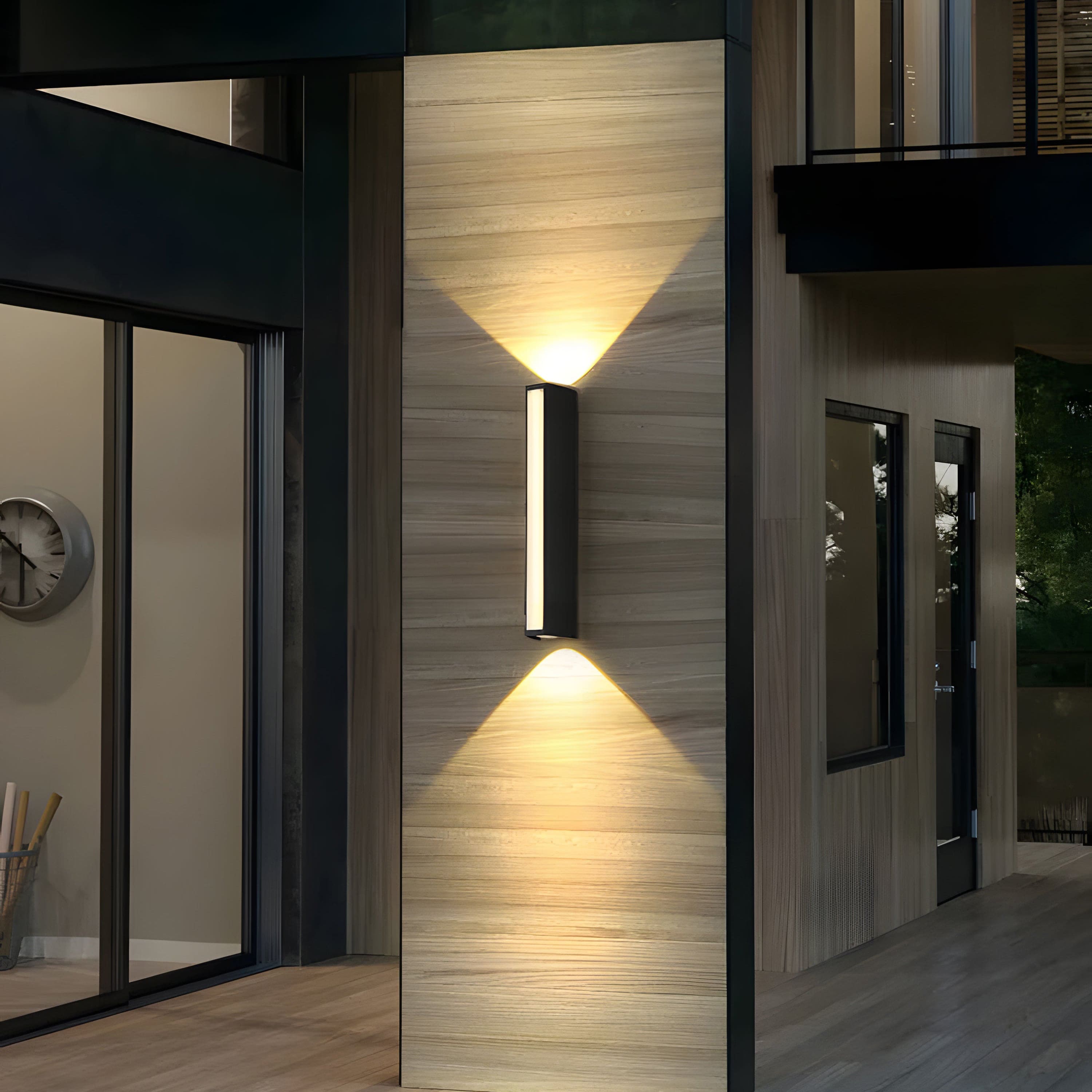 Wandleuchte | Minimalistisches Design, Robustes Aluminiumgehäuse, LED, IP65 1