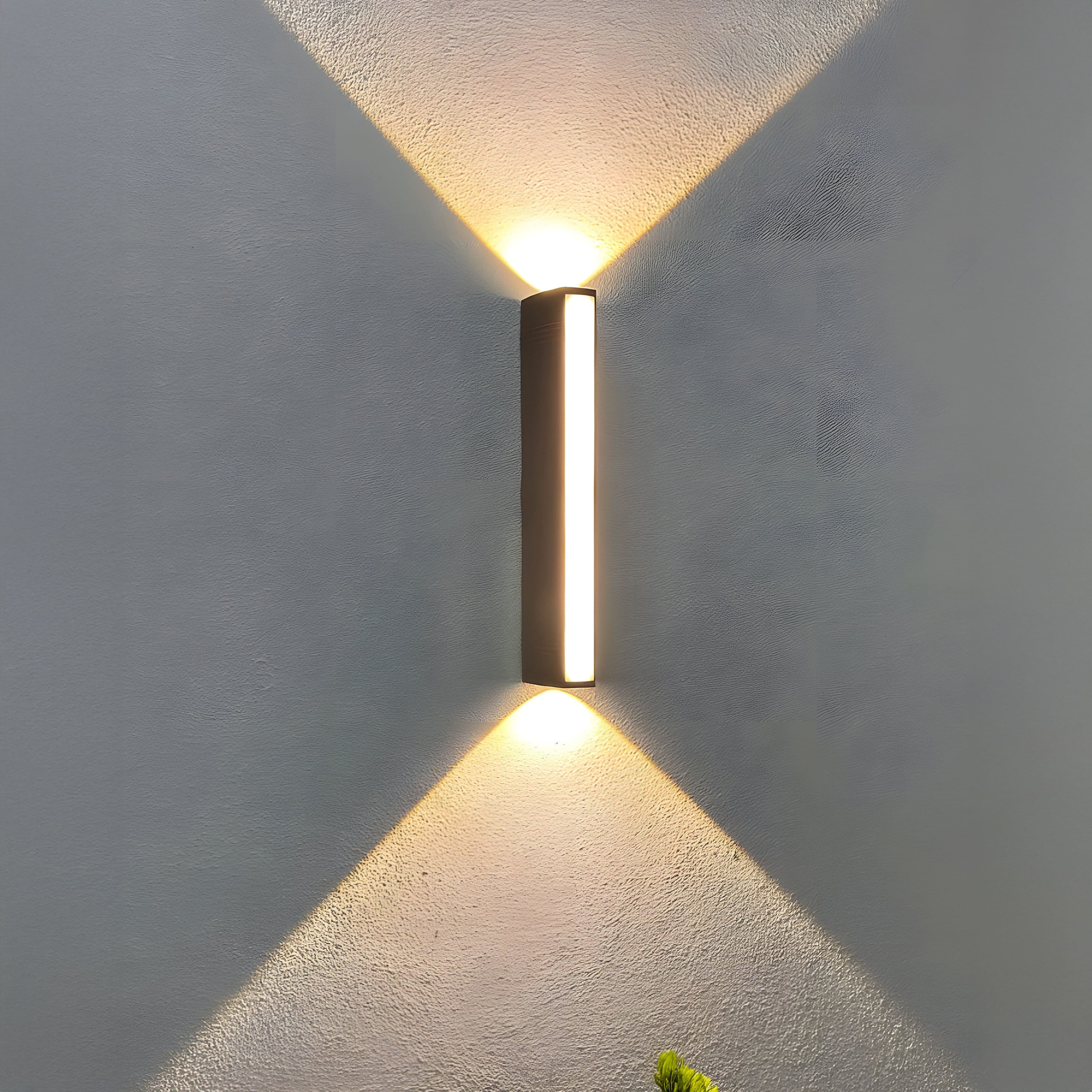 Wandleuchte | Minimalistisches Design, Robustes Aluminiumgehäuse, LED, IP65 3