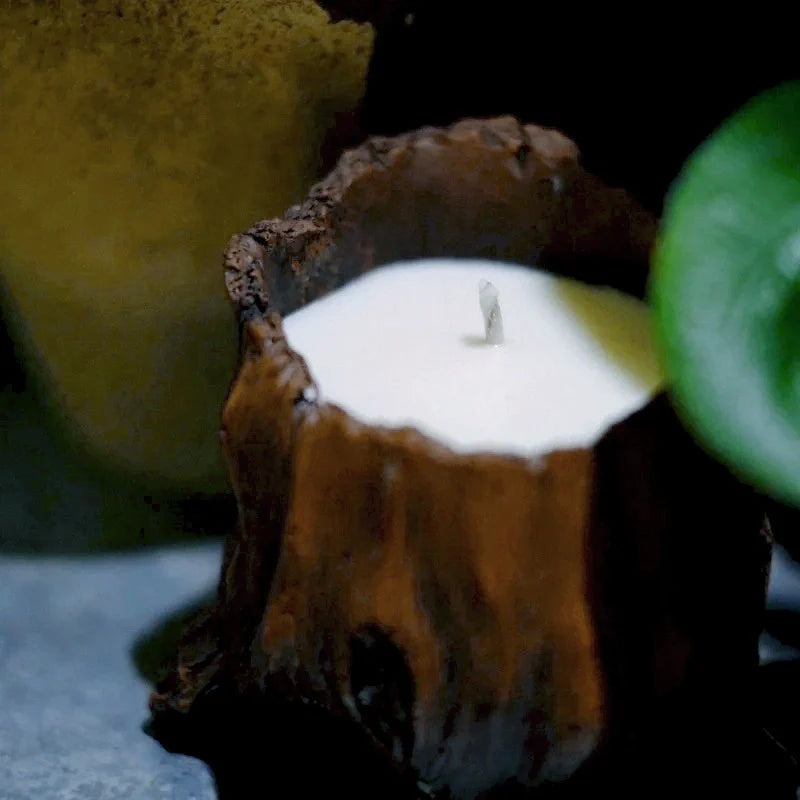 LumoNest Kerzenschale Vintage-Stil Bronze für Tischdeko Innen