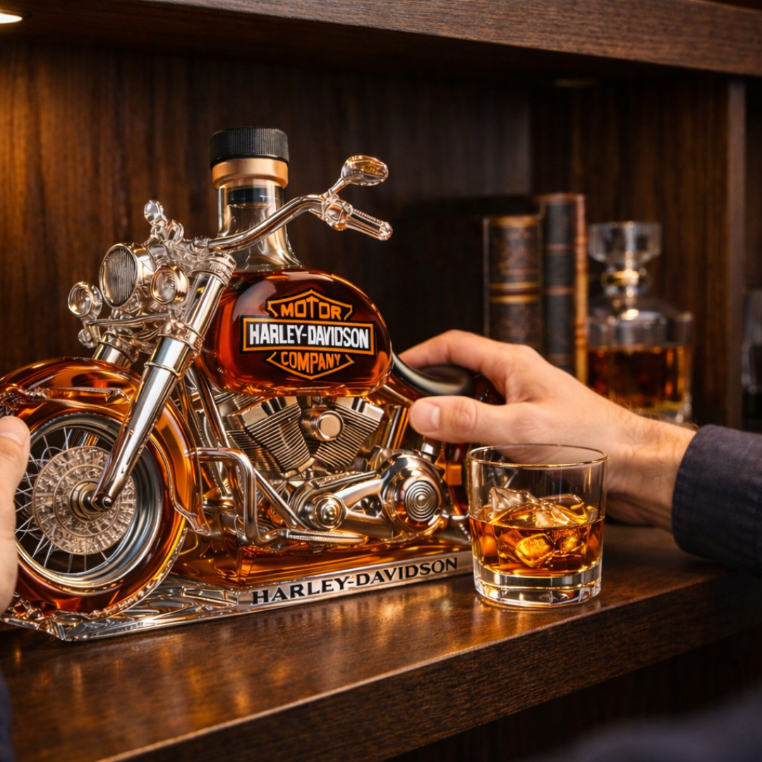 Whisky Flasche | Harley Davidson Design, 500 ml 4