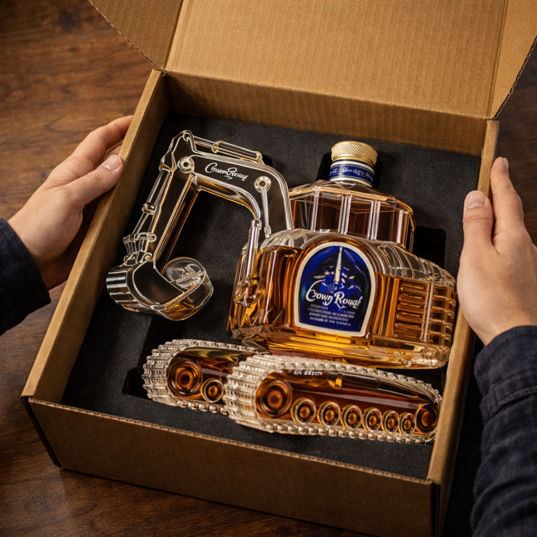Whisky Flasche | Industriedesign, 500 ml 1