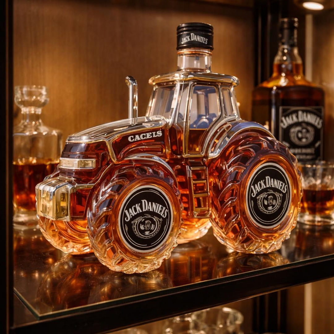 Whisky Flasche | Traktor-Design, 500 ml 1
