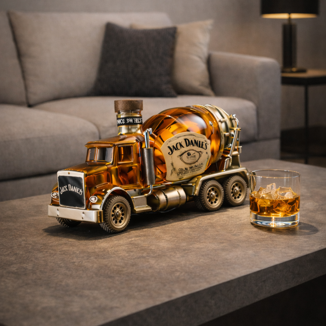 Whisky Flasche | Truck-Form, 500 ml 3