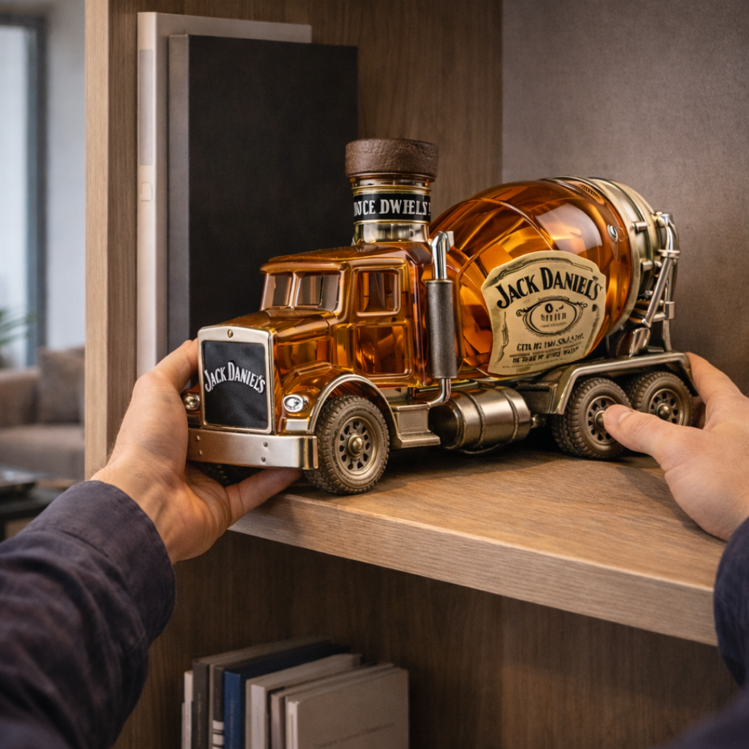 Whisky Flasche | Truck-Form, 500 ml 4