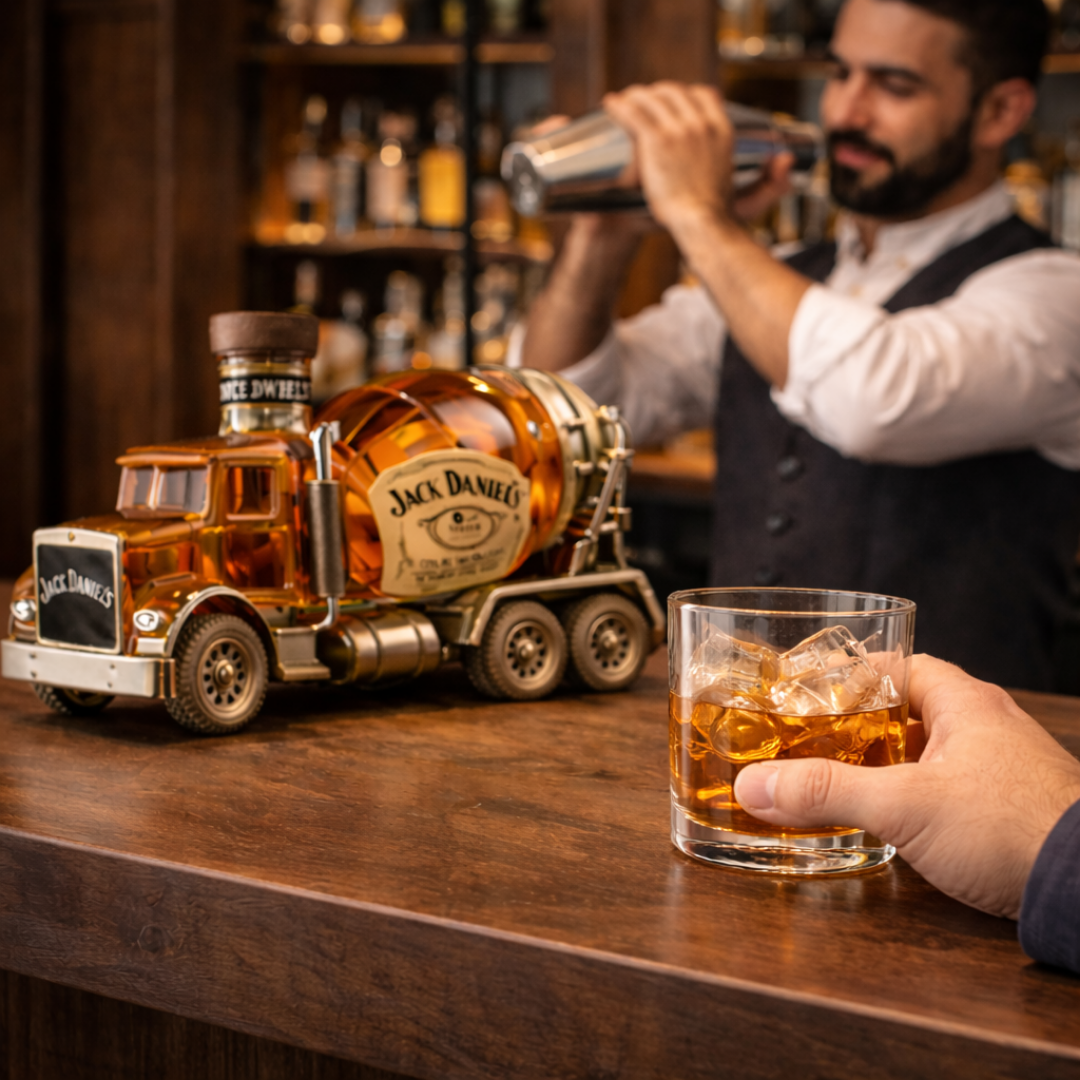 Whisky Flasche | Truck-Form, 500 ml 6