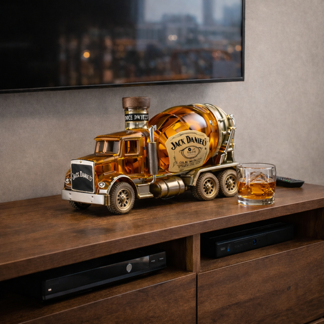 Whisky Flasche | Truck-Form, 500 ml 7