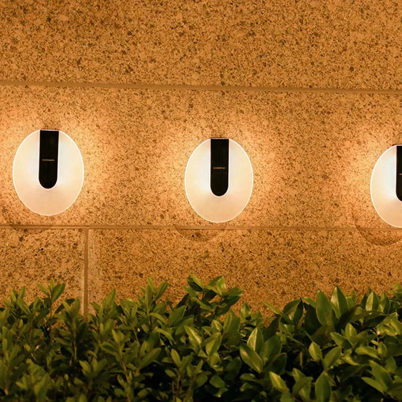 SunStream LED Solar Wandleuchte Außen – Warmweißes Licht & Wandbeleuchtung