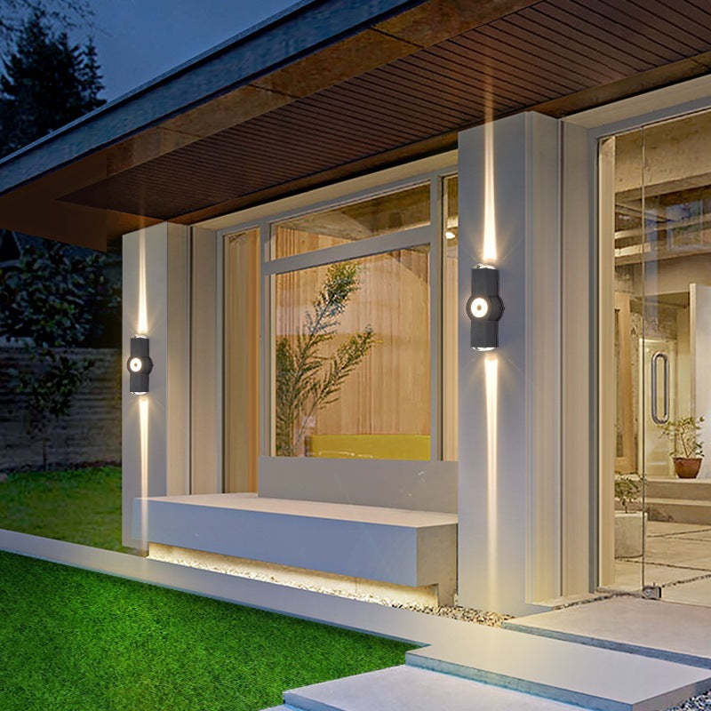 LumiKreuz Außenwandleuchte LED Warmweiß Modern für Garten