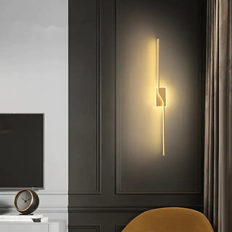 VivaRay LED Wandleuchte - Schwarz/Gold moderne Wandleuchte