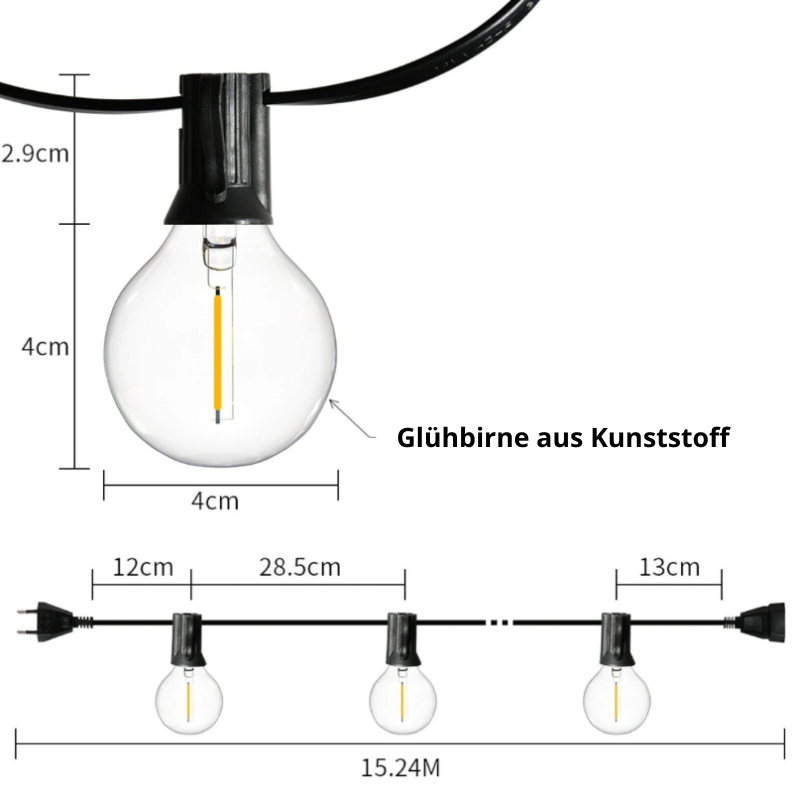 LED-Glow I Wasserdichte Gartenlampen