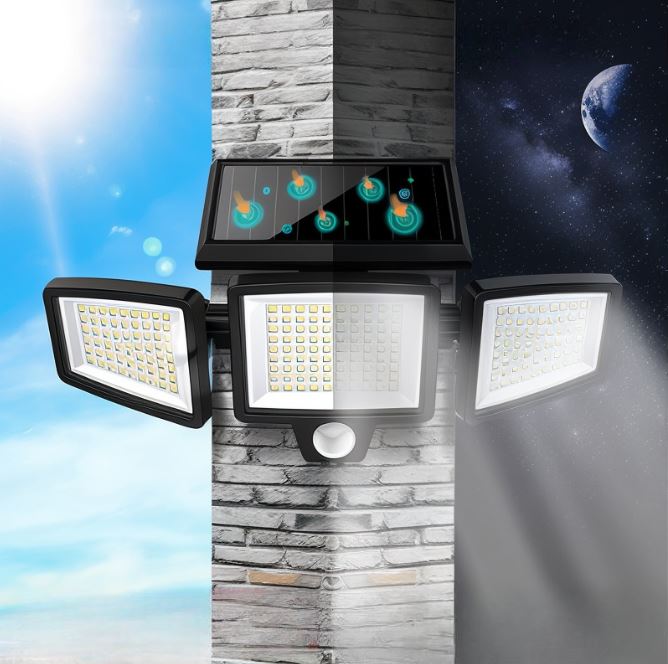 ZonGuard - Solar-Sicherheitslampe mit Sensor