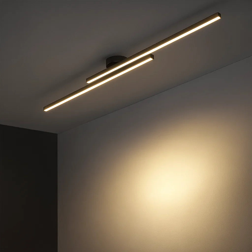Moderne LED-Deckenlampe flach – Ideal für Wohnzimmer
