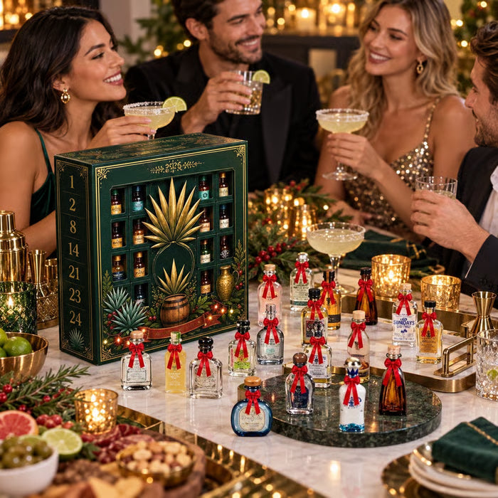 Adventskalender 24 Tage mit Mini-Dekorflaschen – Sammlerfiguren und Weihnachtscountdown